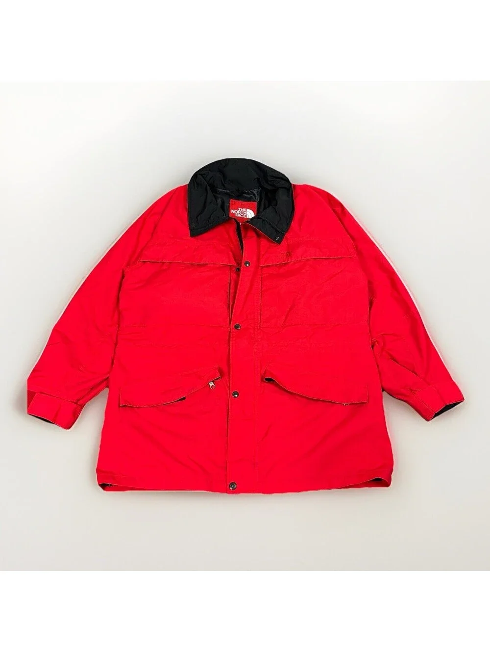 VTG 90s The North Face Gore-Tex Mountain Parks Light Ski Jacket Large Red Chore